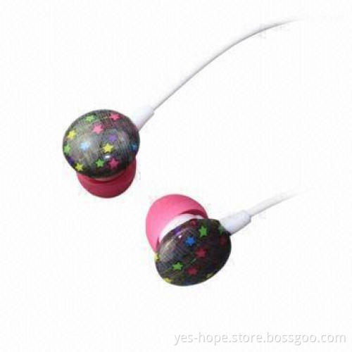 Noise-cancelling Headphones with 3.5mm Stereo Plug, Fashionable Jewel, Available in Various Colors
